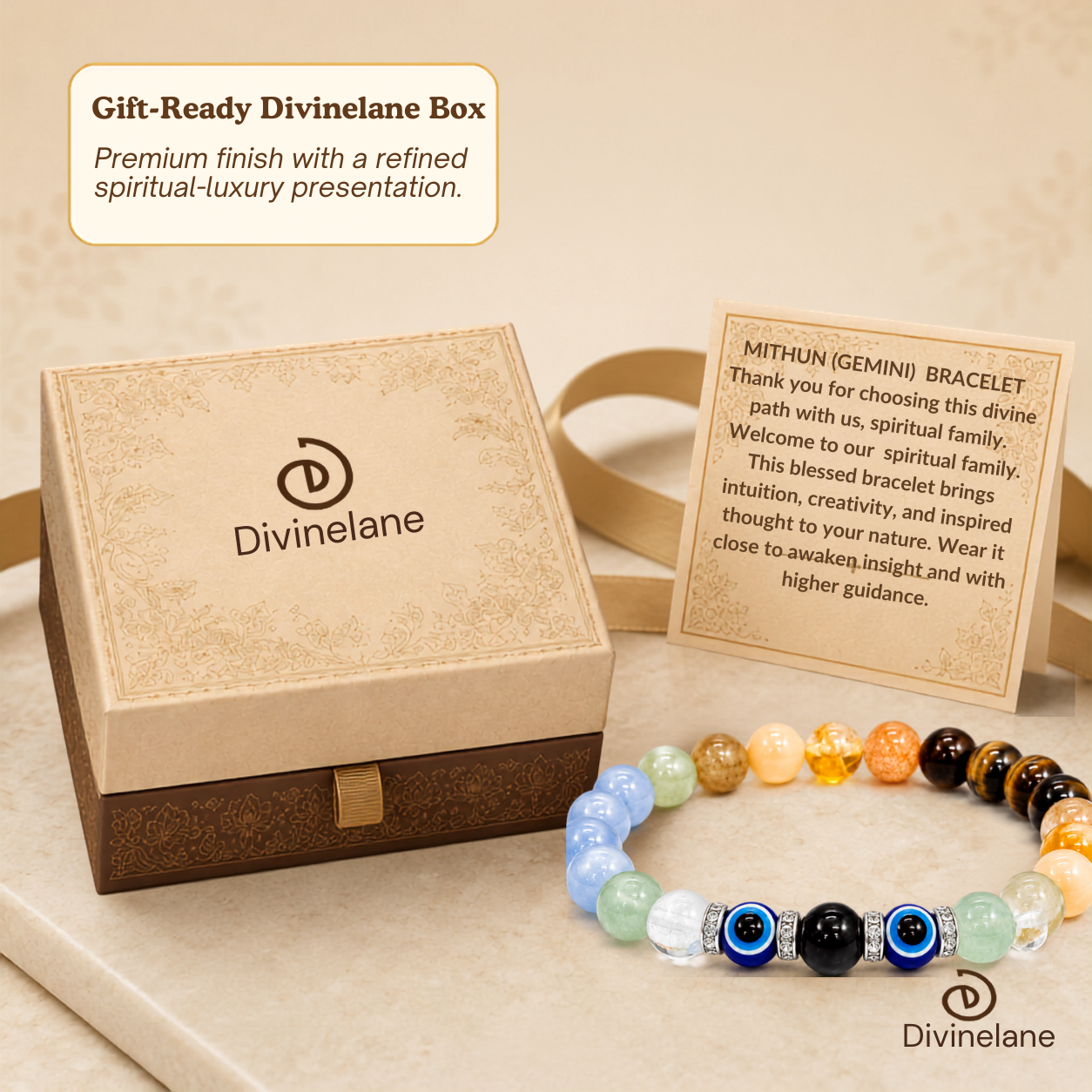 MITHUN (GEMINI) RASHI CRYSTAL BRACELET