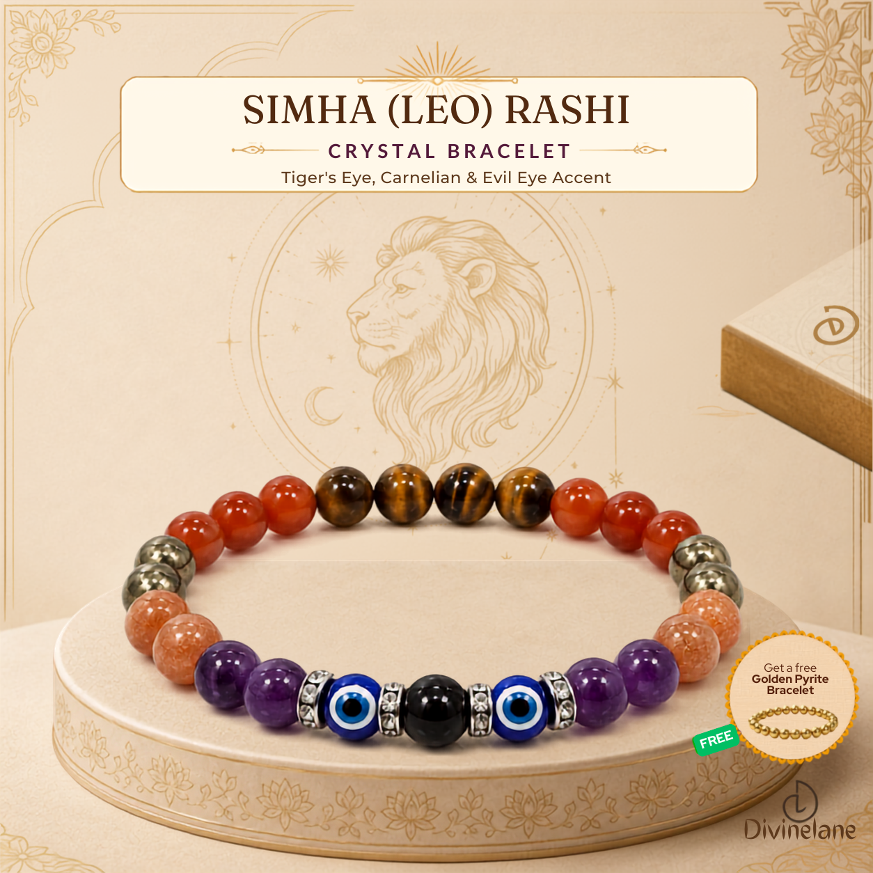 SIMHA (LEO) RASHI BRACELET