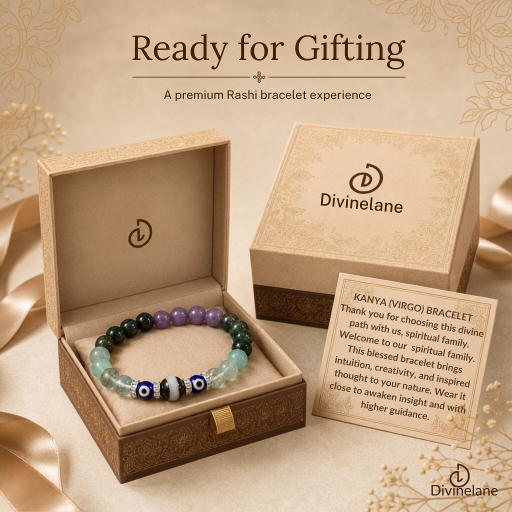 KANYA (VIRGO) RASHI CRYSTAL BRACELET