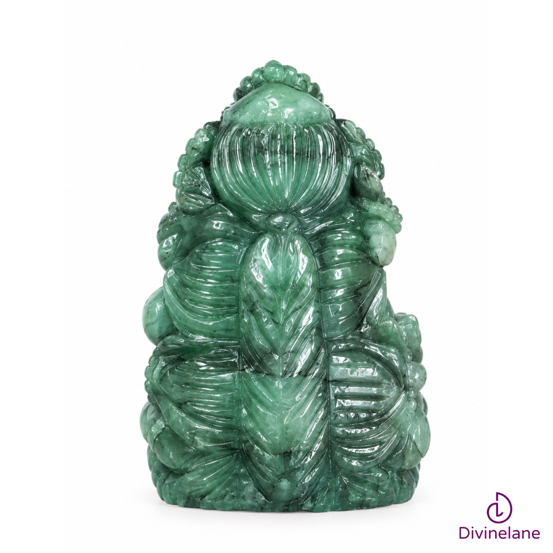 NATURAL EMERALD GANESH JI IDOL
