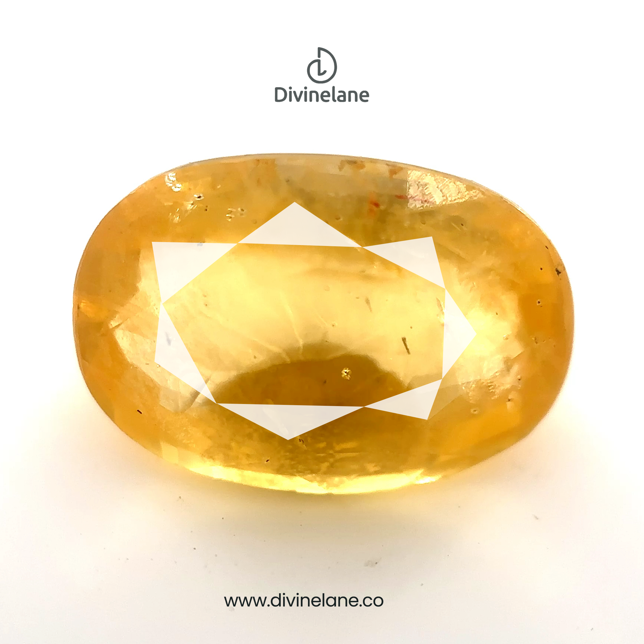 Yellow Sapphire - 7.35 Carat (Ceylon)