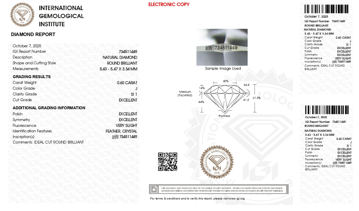 Diamond (0.60 Carat)