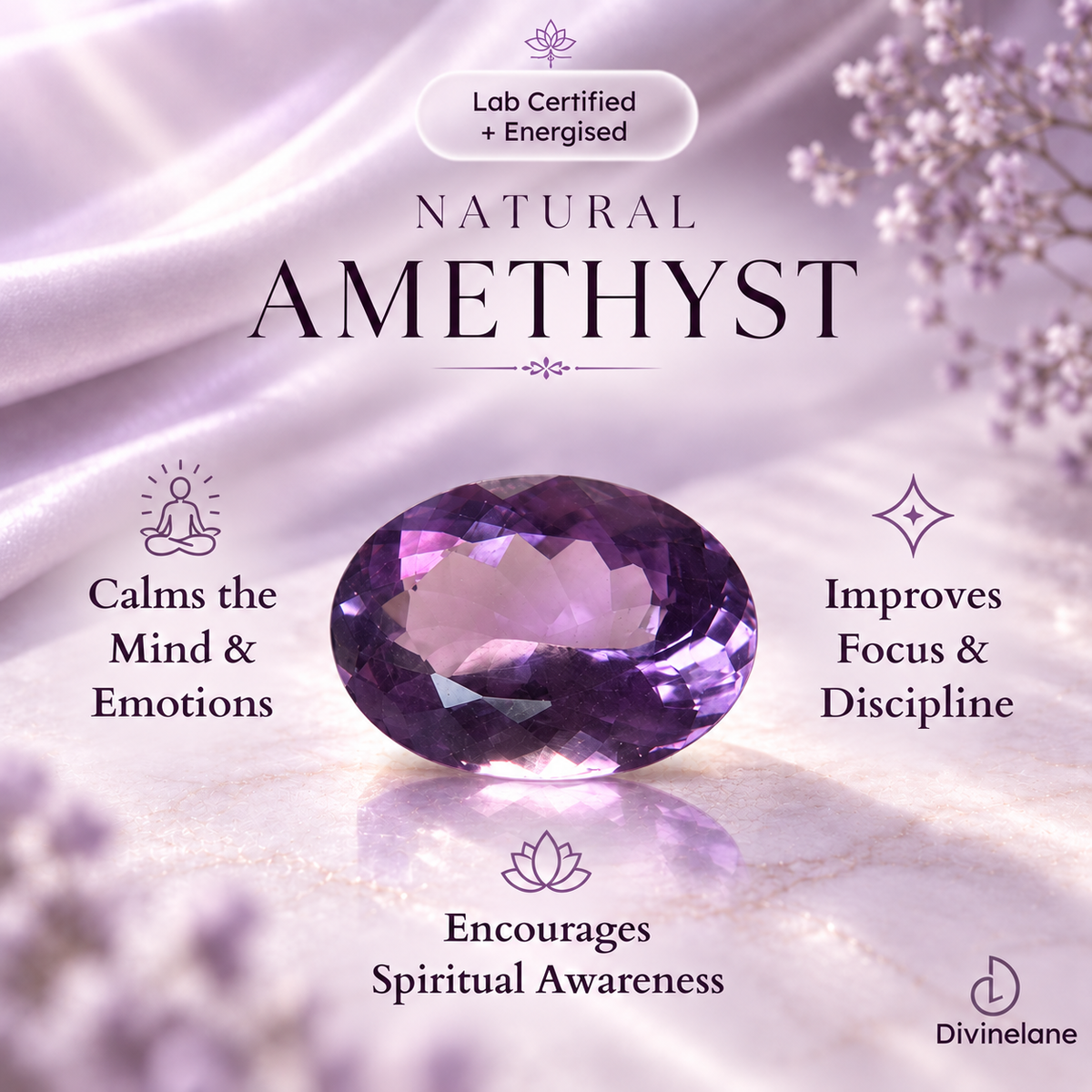 AMETHYST (OVAL)