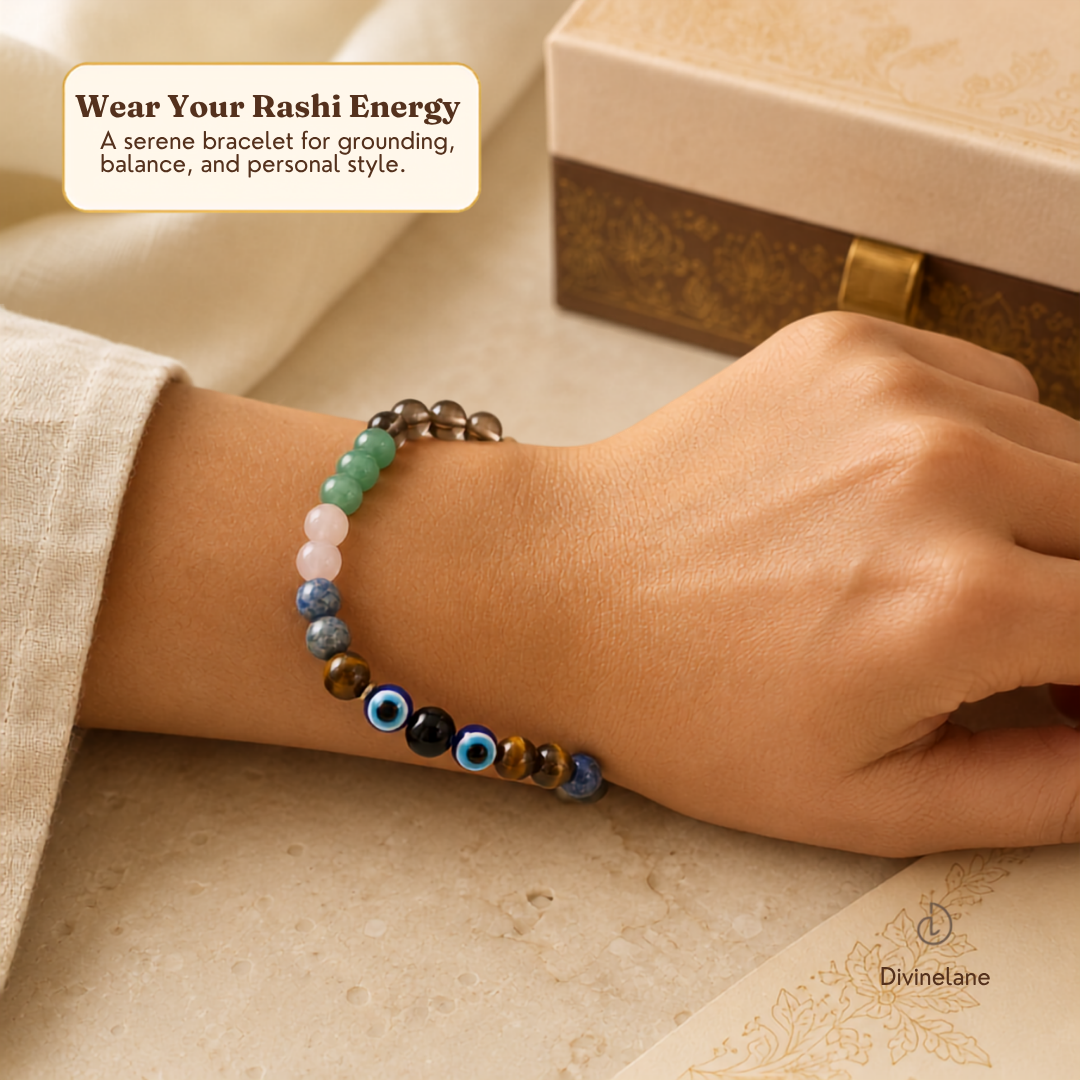 TULA (LIBRA) RASHI CRYSTAL BRACELET
