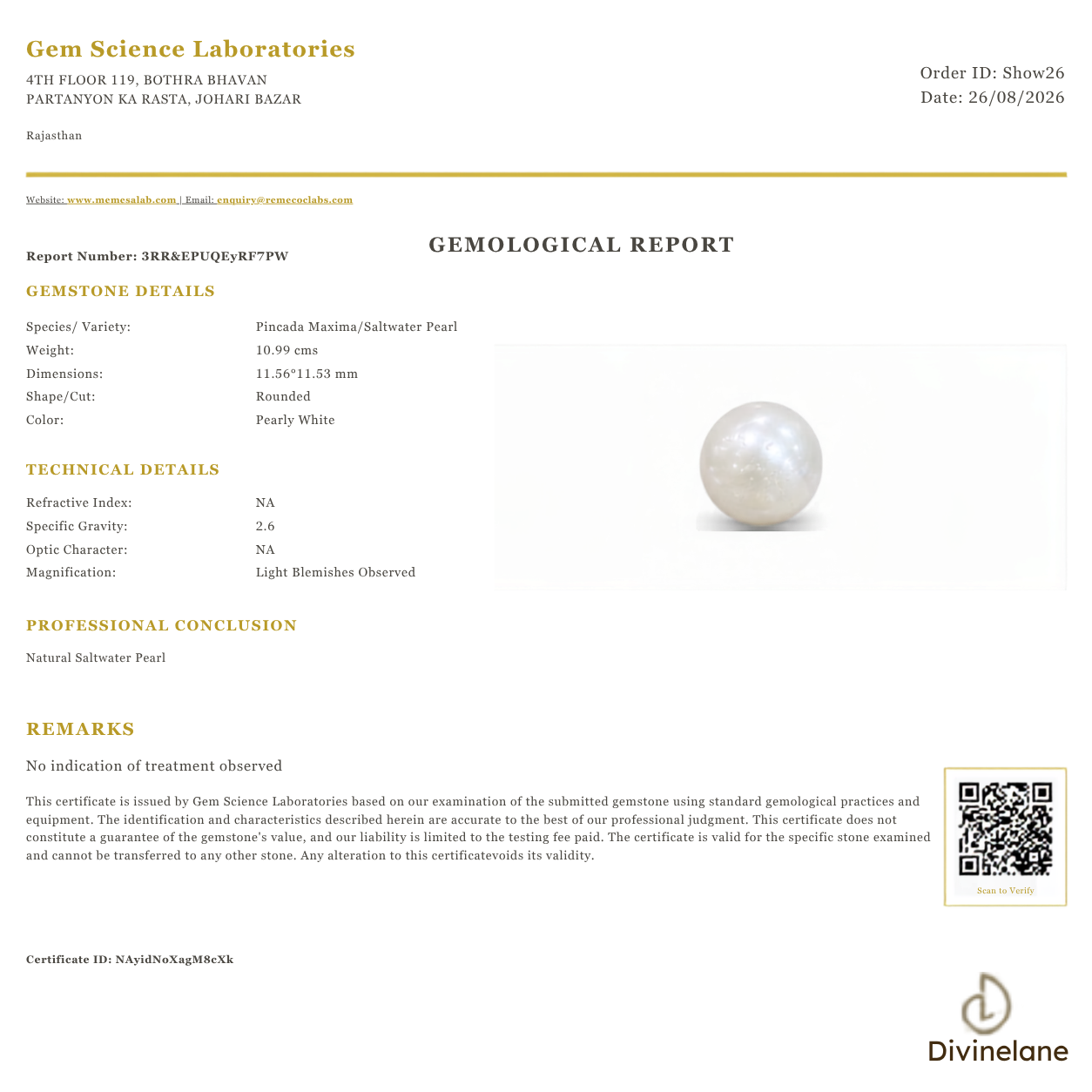 NATURAL SOUTH SEA PEARL