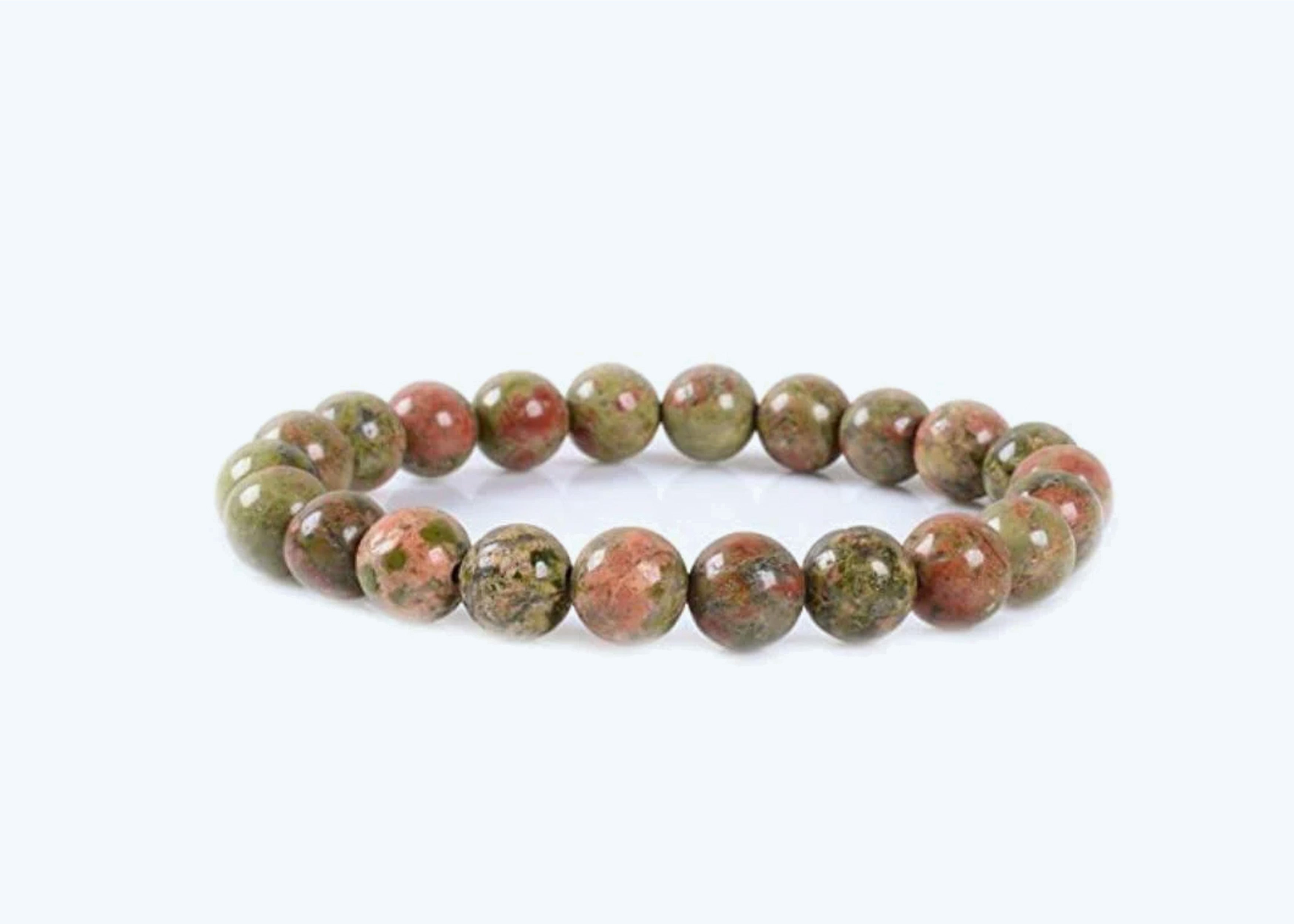 Natural Unakite Bracelet