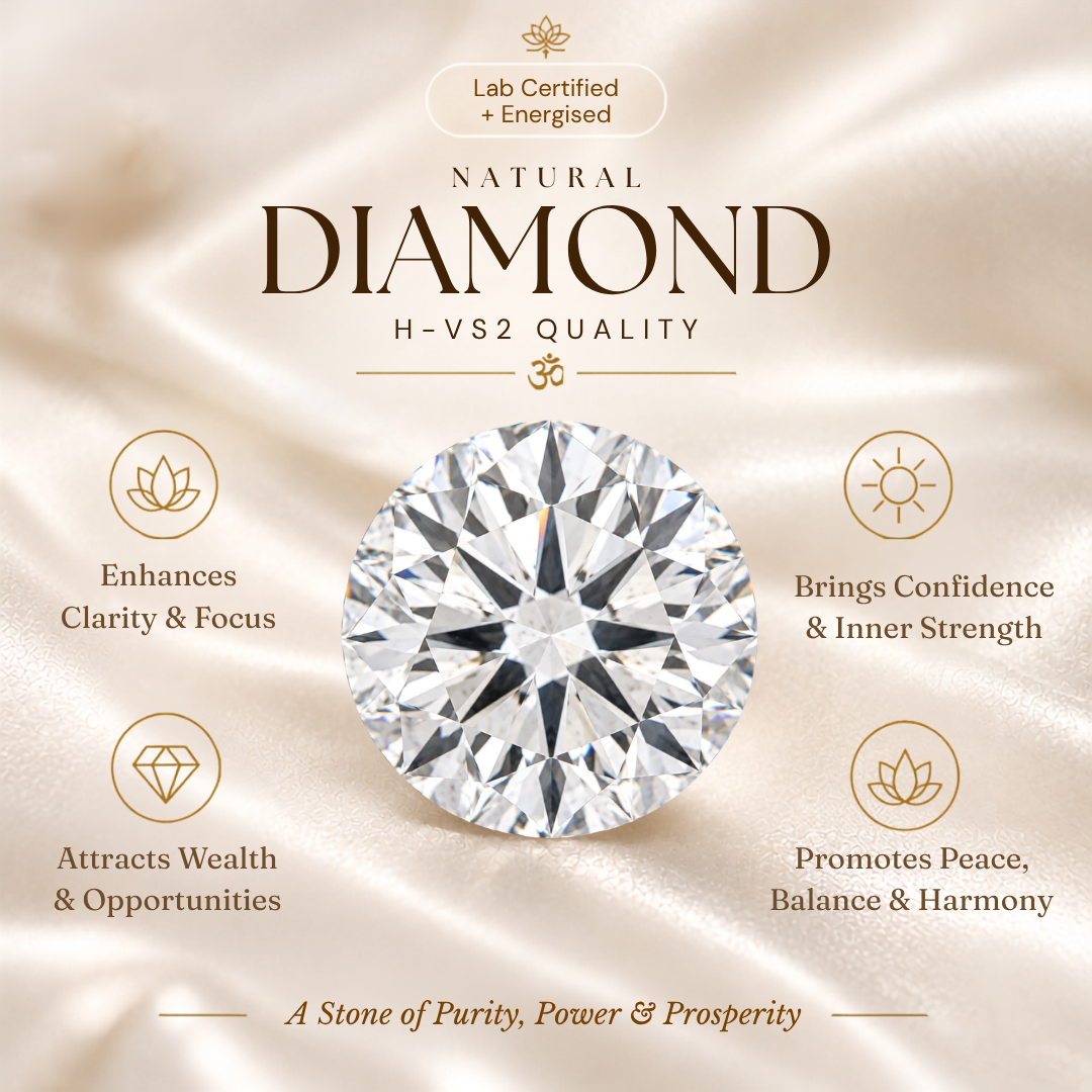 NATURAL DIAMOND H-VS2