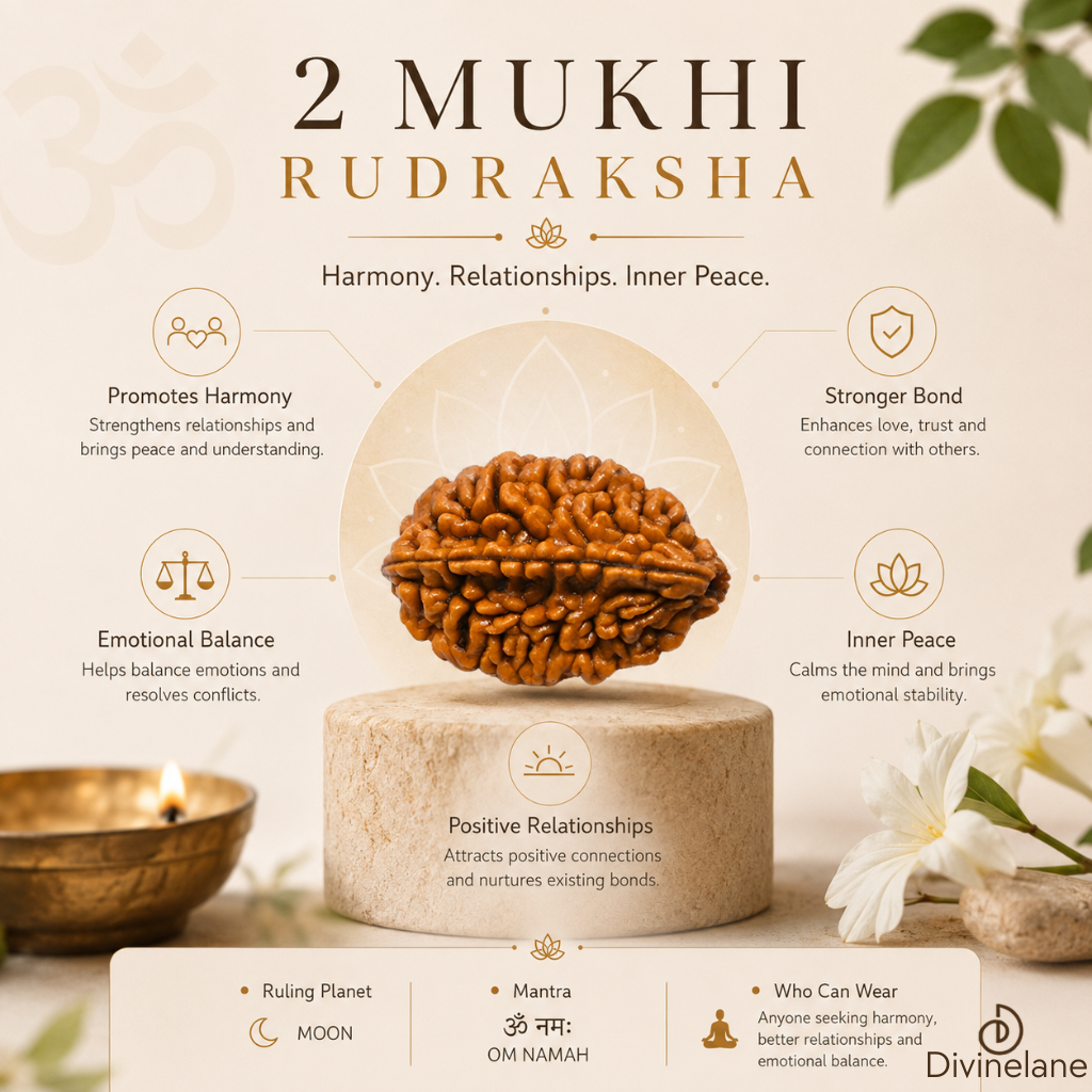 2 Mukhi Rudraksha (Nepali)