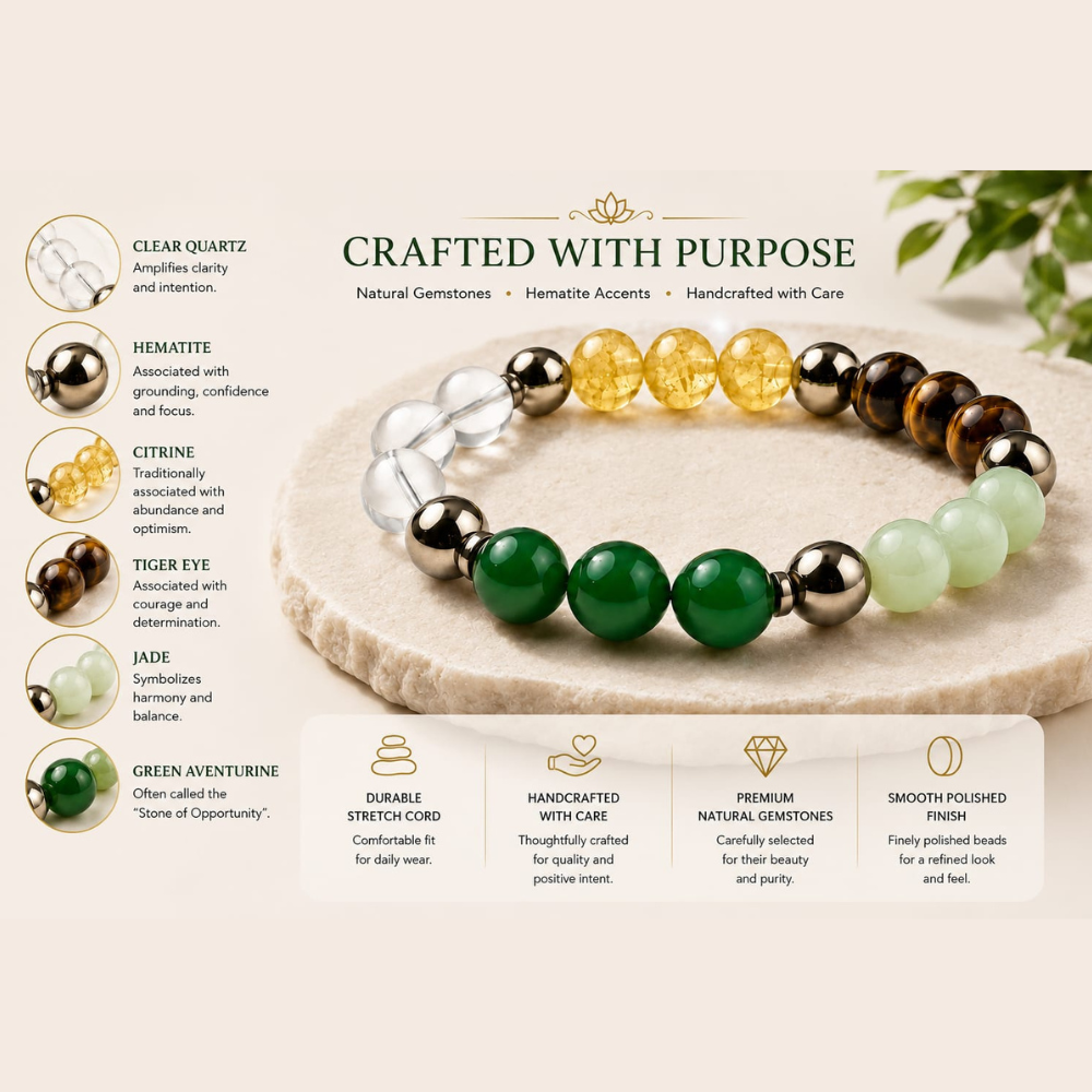 Mithun (Gemini) Rashi Crystal Bracelet