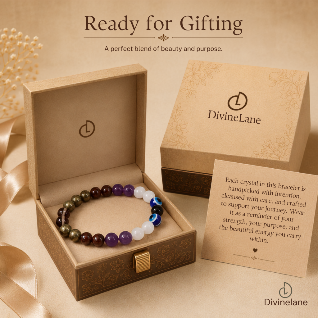 MAKAR (CAPRICORN) RASHI CRYSTAL BRACELET