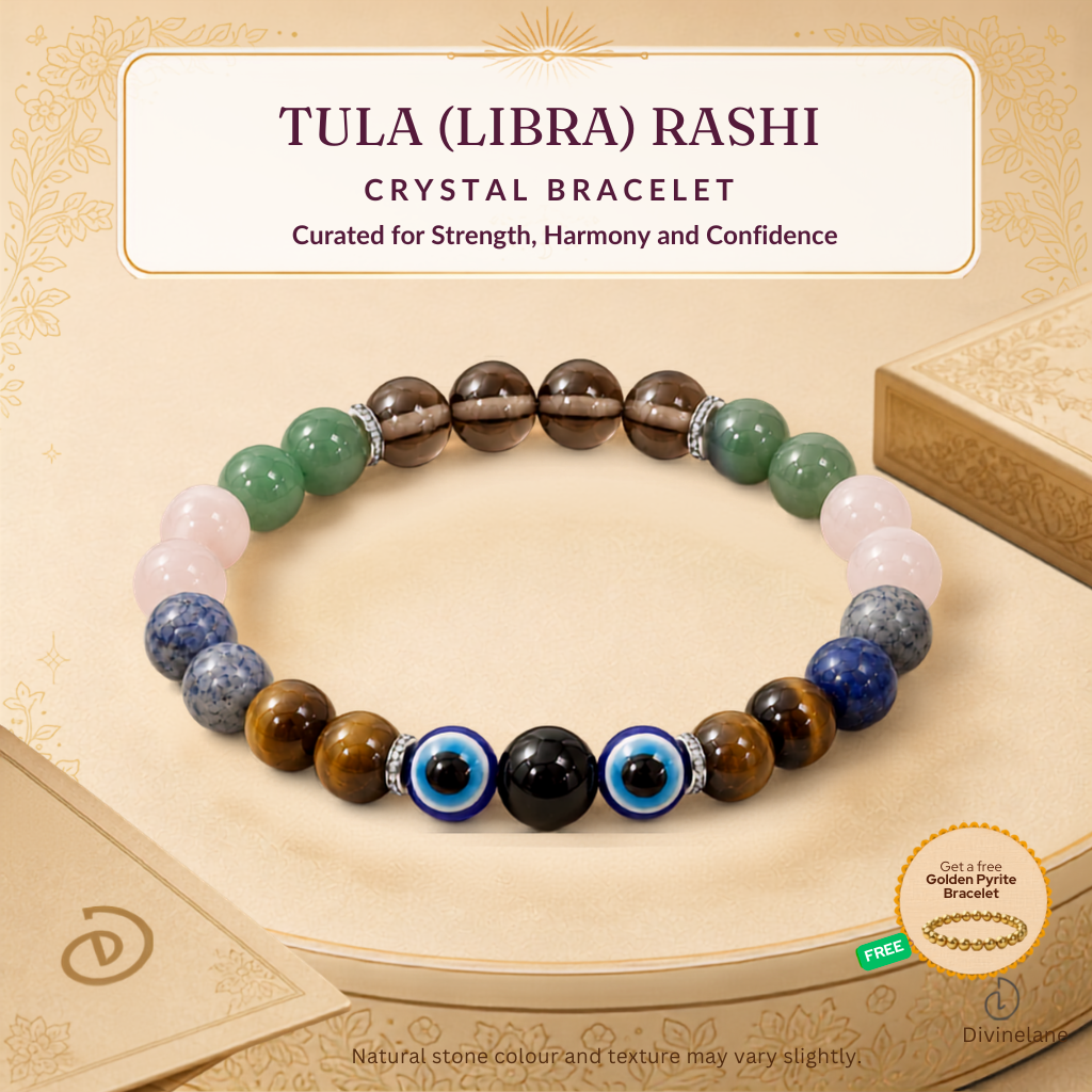 TULA (LIBRA) RASHI CRYSTAL BRACELET