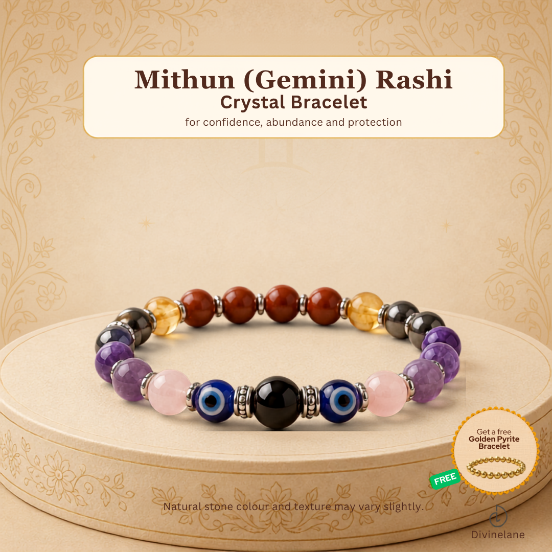 MITHUN (GEMINI) RASHI CRYSTAL BRACELET