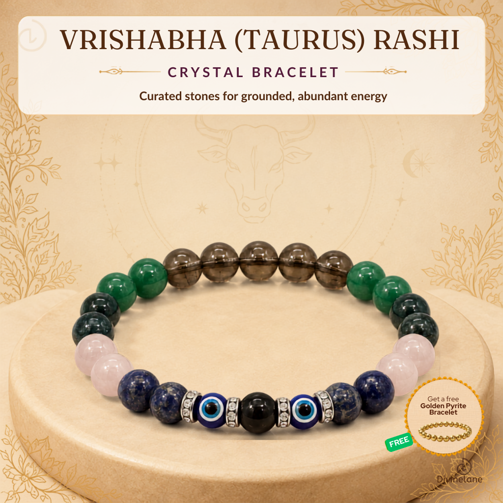 VRISHABHA (TAURUS) RAASHI CRYSTAL BRACELET