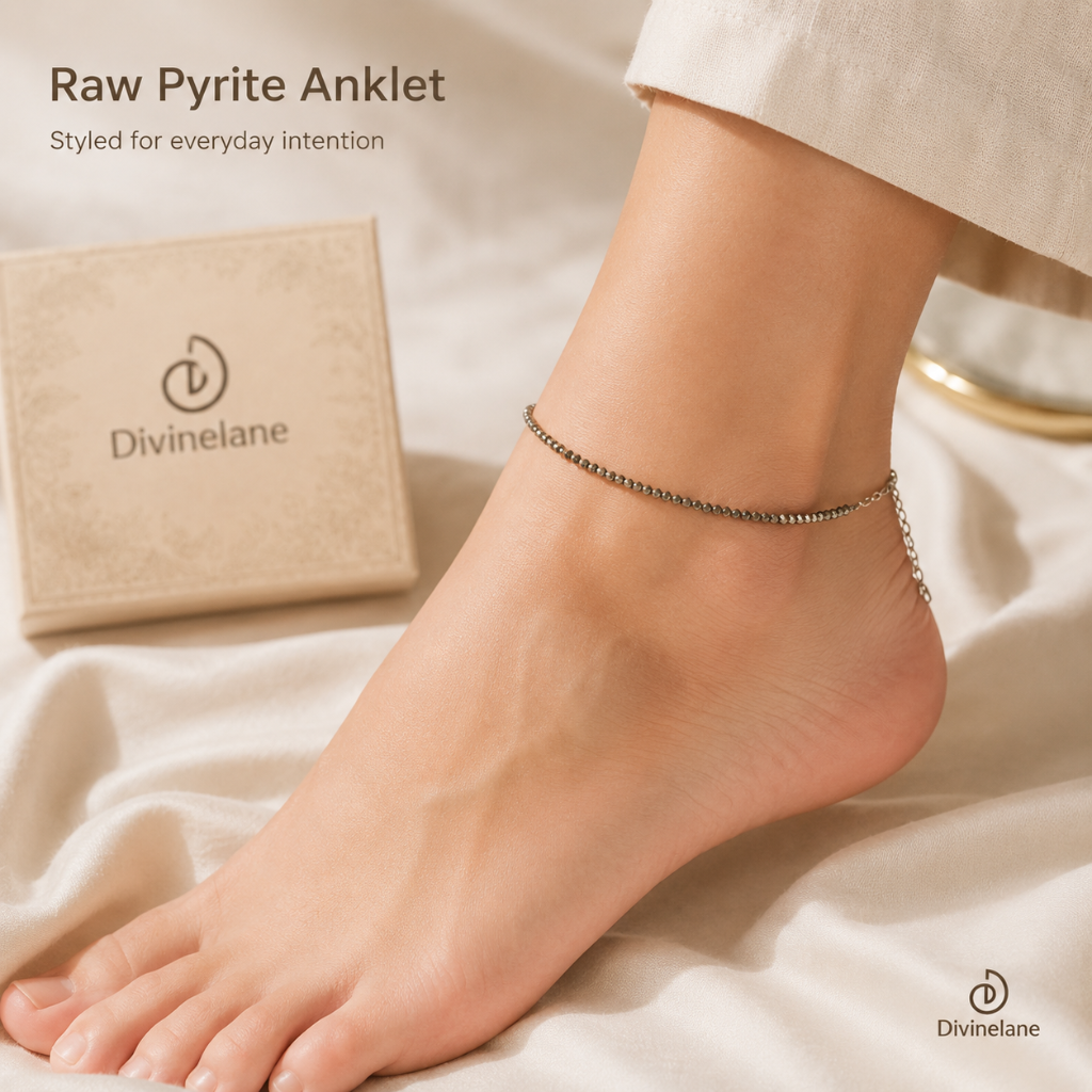 PYRITE ANKLET