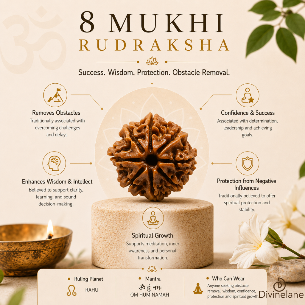 8 mukhi Rudraksha (Nepali)