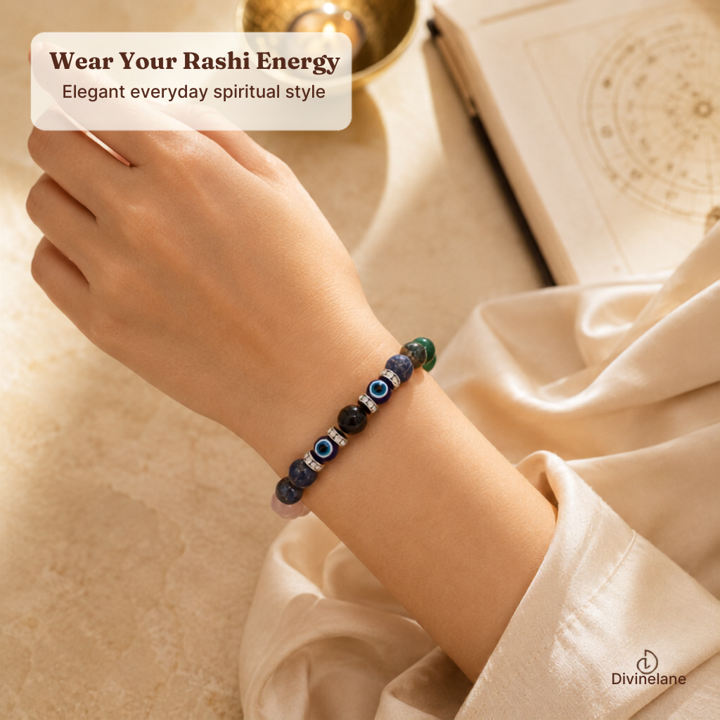 VRISHABHA (TAURUS) RAASHI CRYSTAL BRACELET