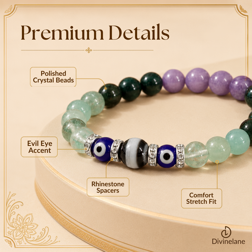 KANYA (VIRGO) RASHI CRYSTAL BRACELET