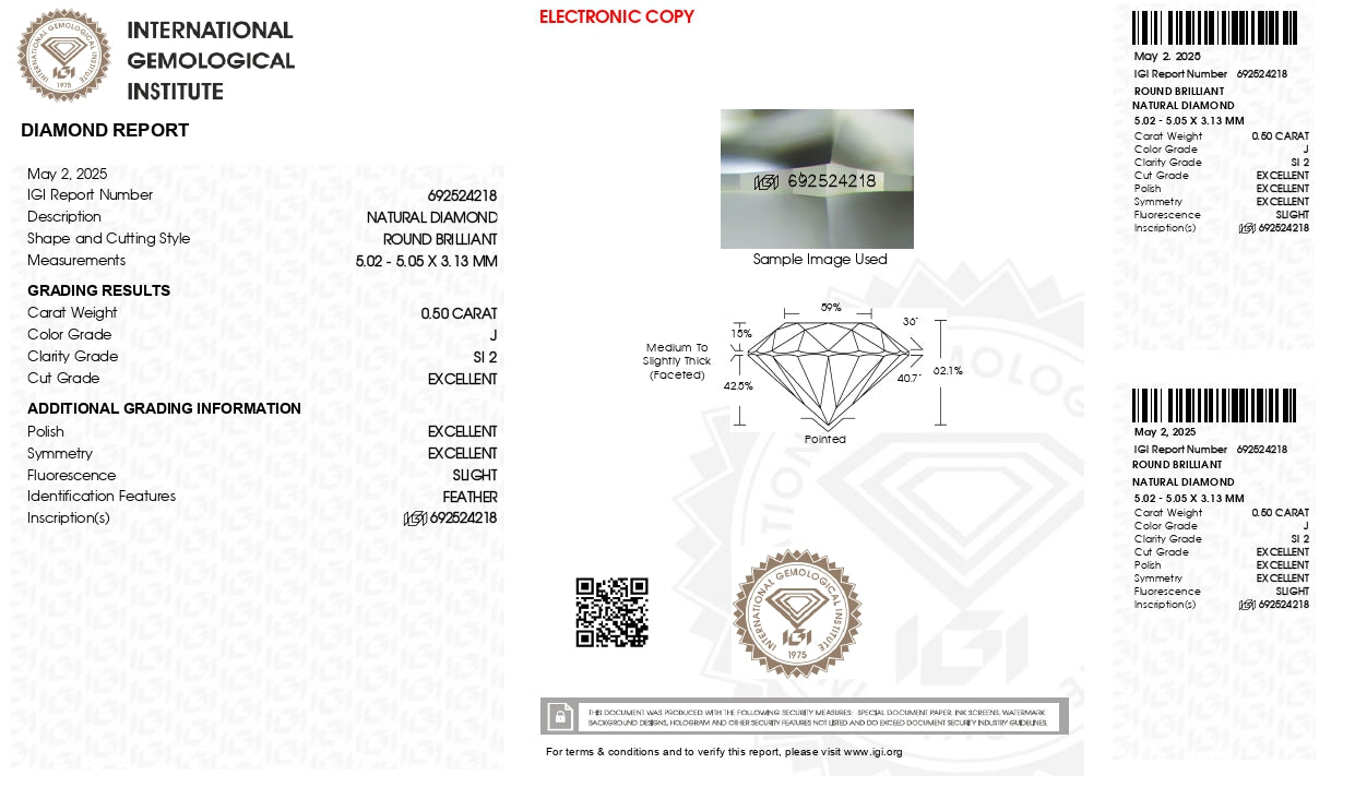 Diamond (0.50 Carat)