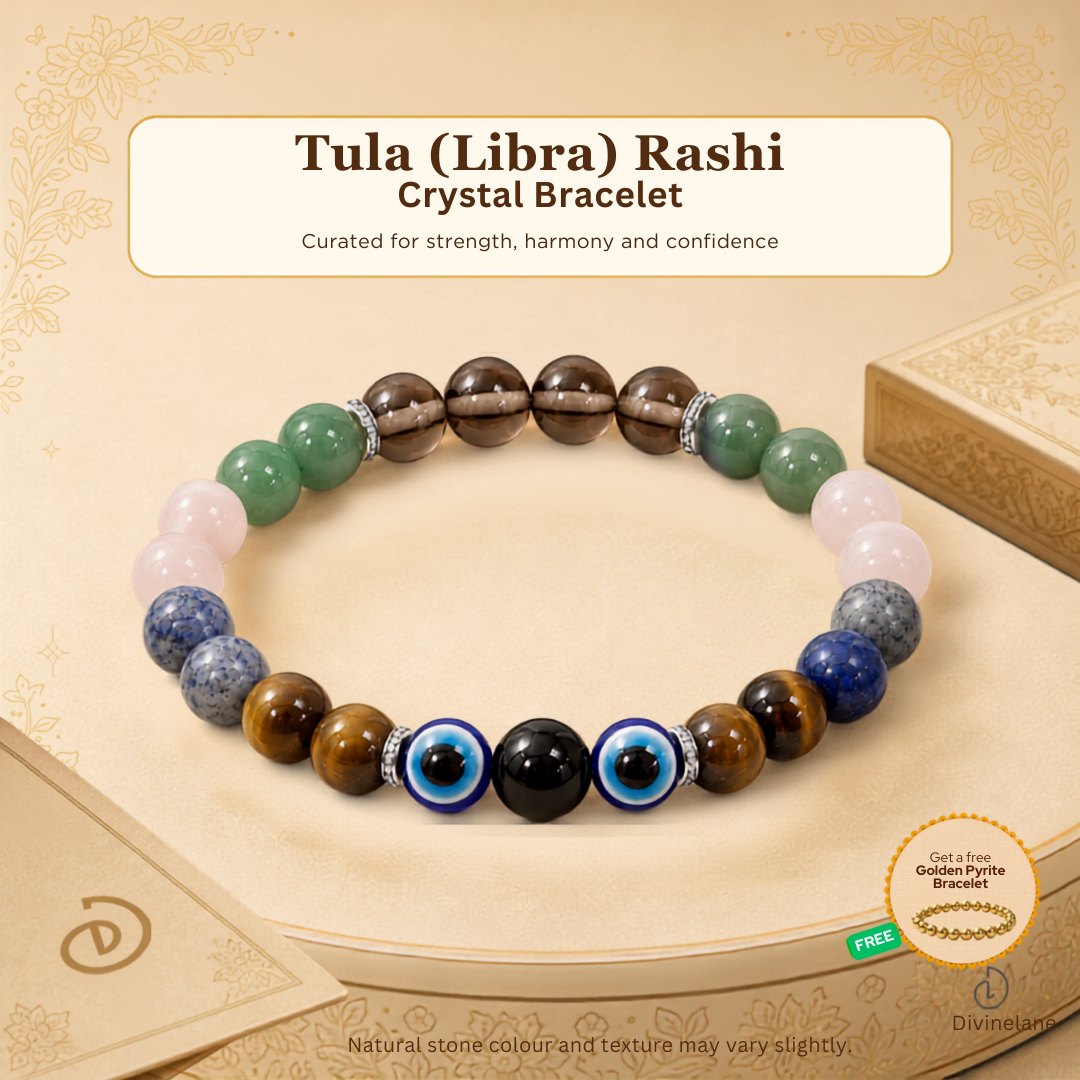 TULA (LIBRA) RASHI CRYSTAL BRACELET