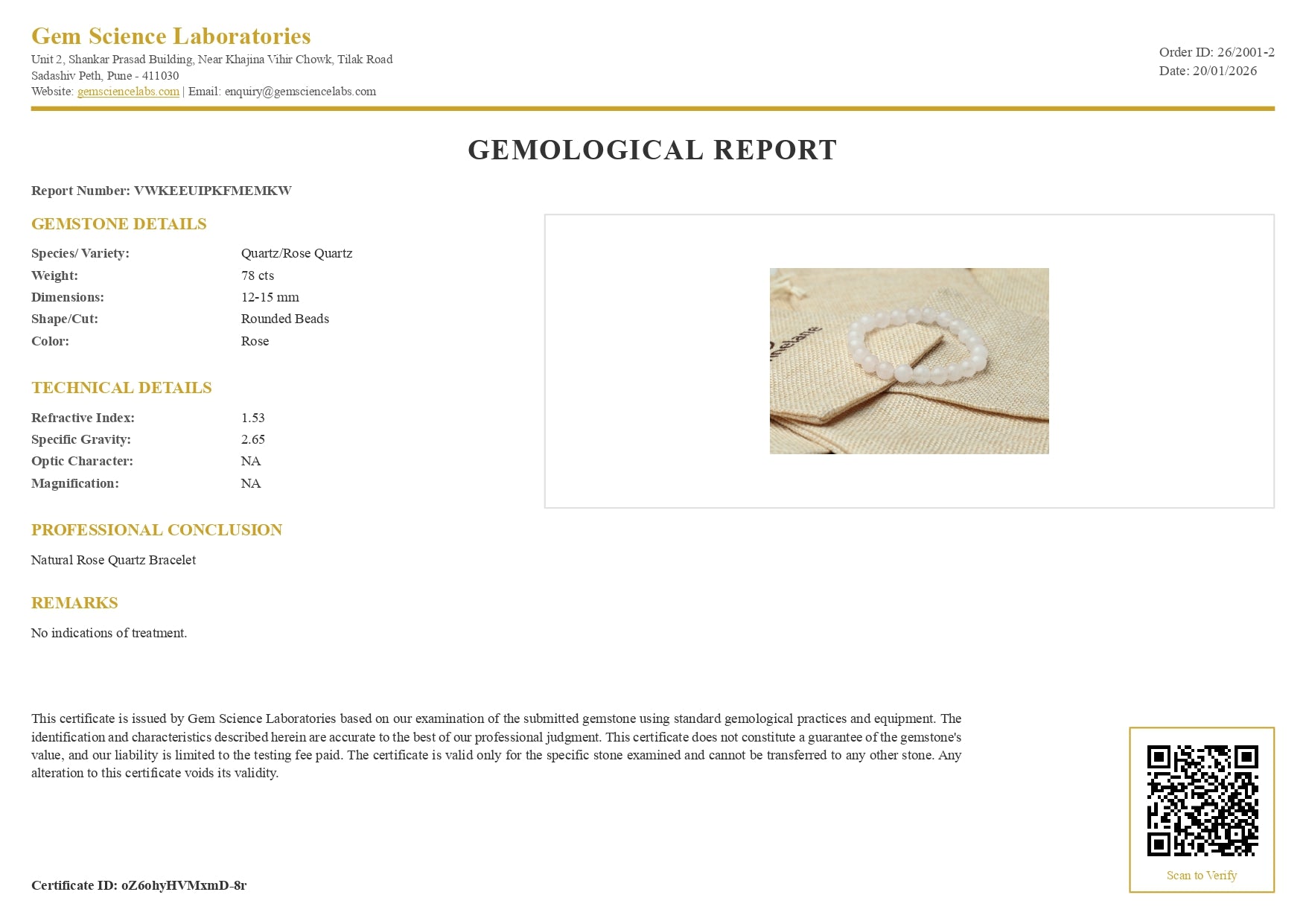 Rose quartz Bracelet