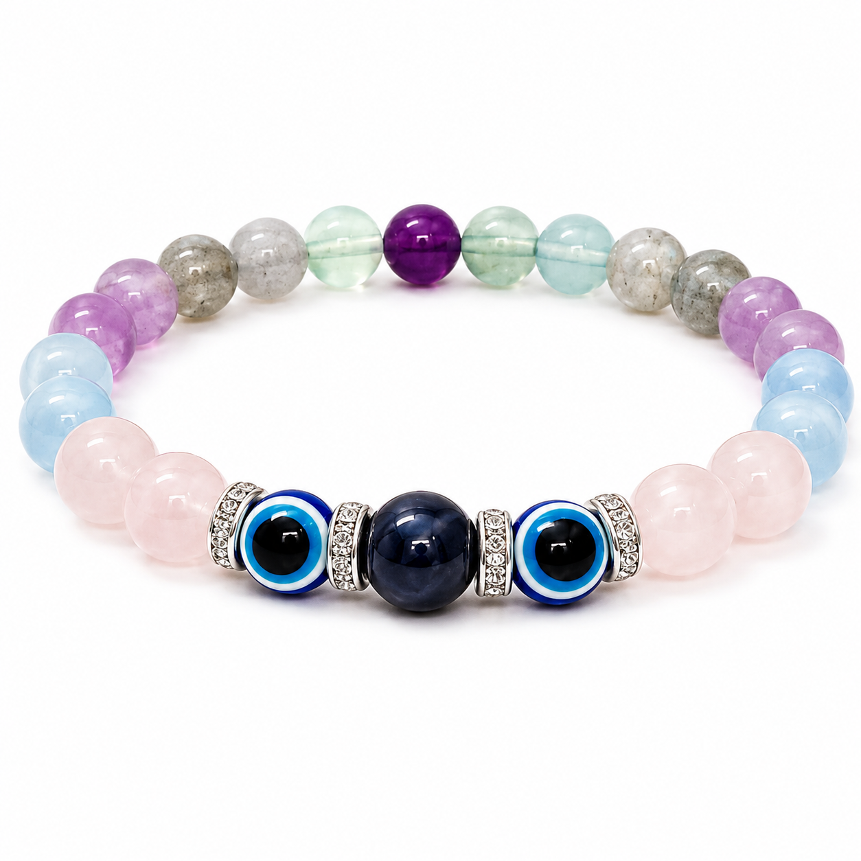 KUMBH (Aquarius) RASHI CRYSTAL BRACELET