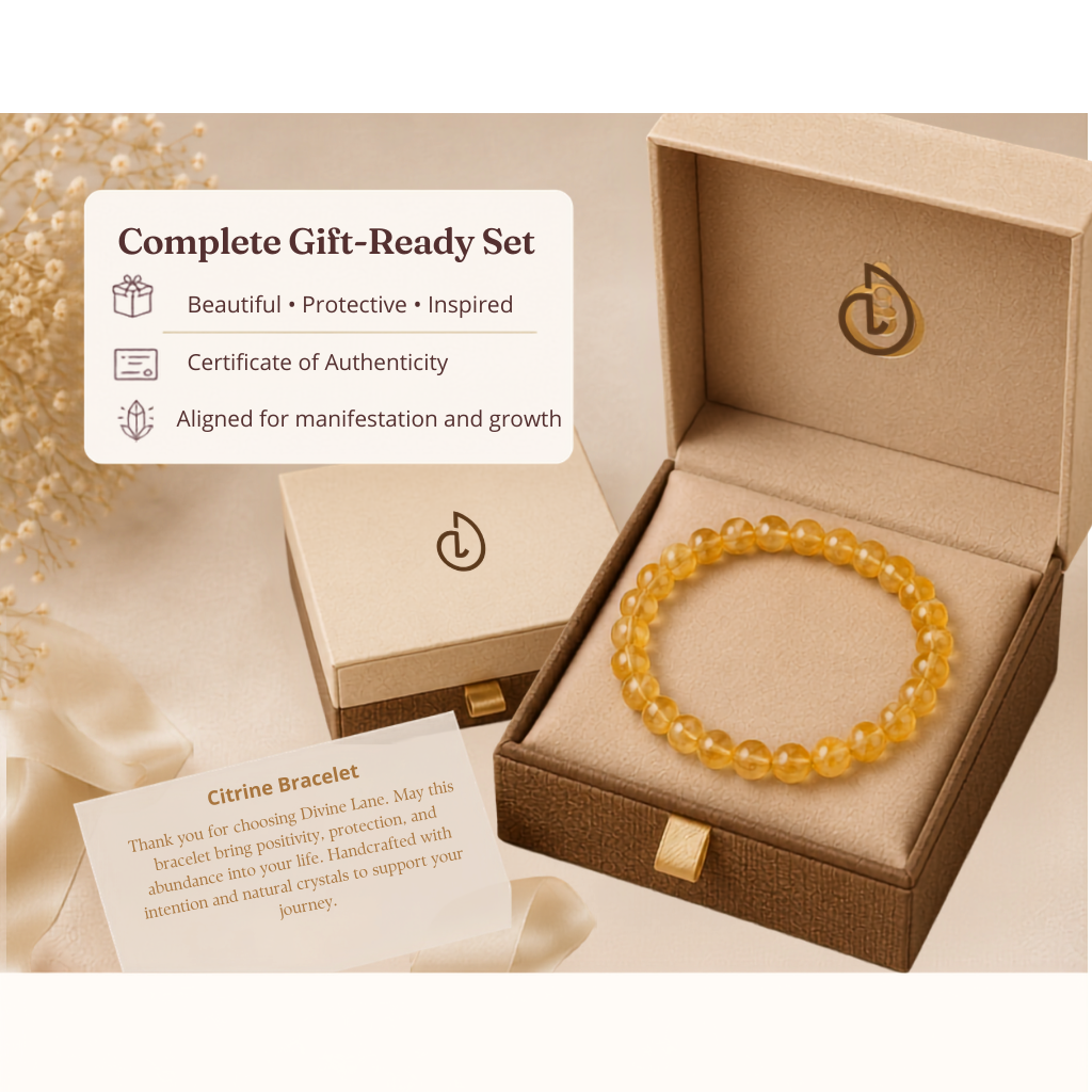 CITRINE BRACELET (Brihaspati Bracelet)