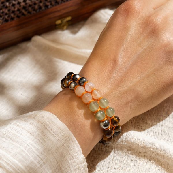 Mithun (Gemini) Rashi Crystal Bracelet