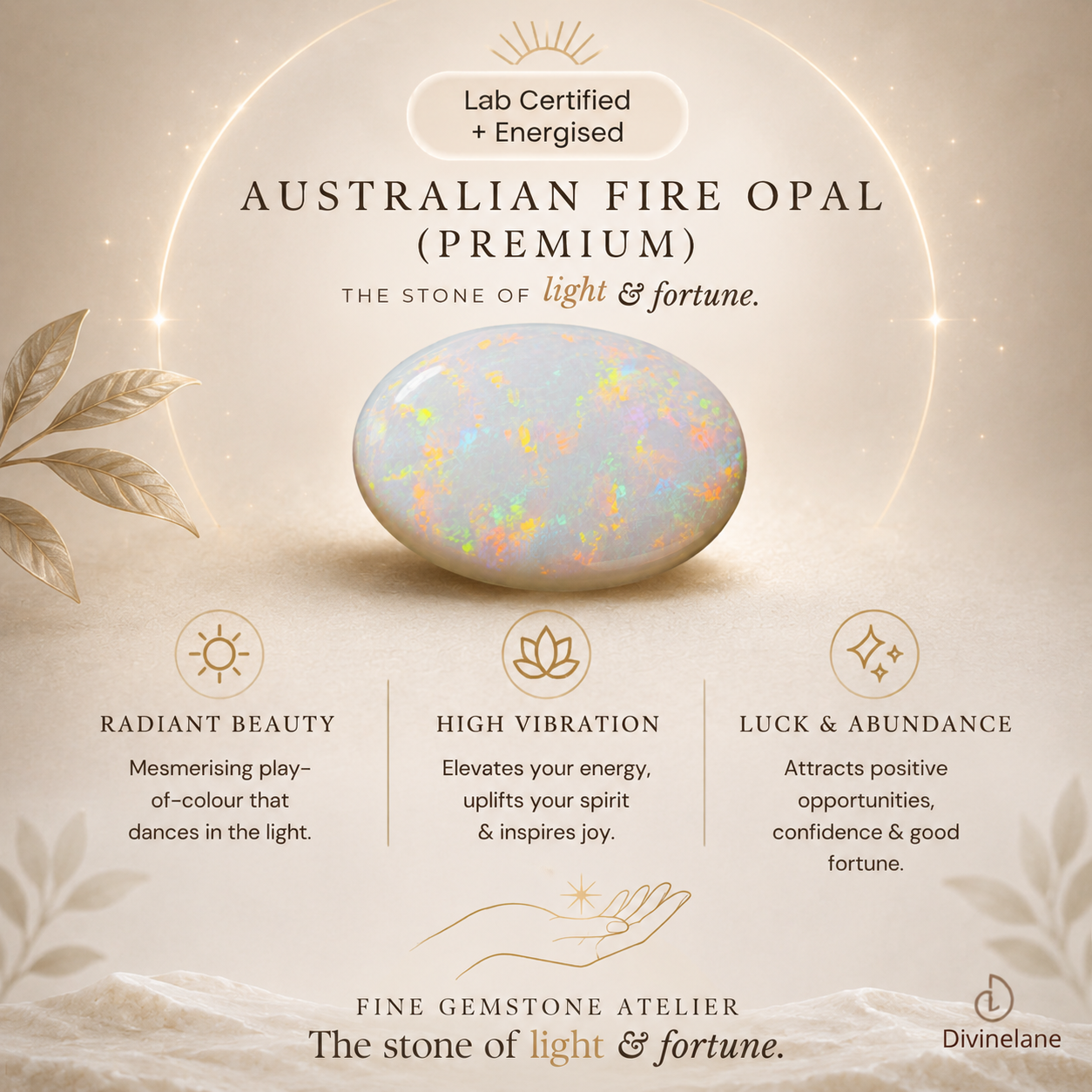 Genuine Australian Fire Opal (Premium)