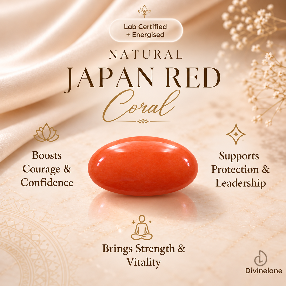 NATURAL JAPAN RED CORAL